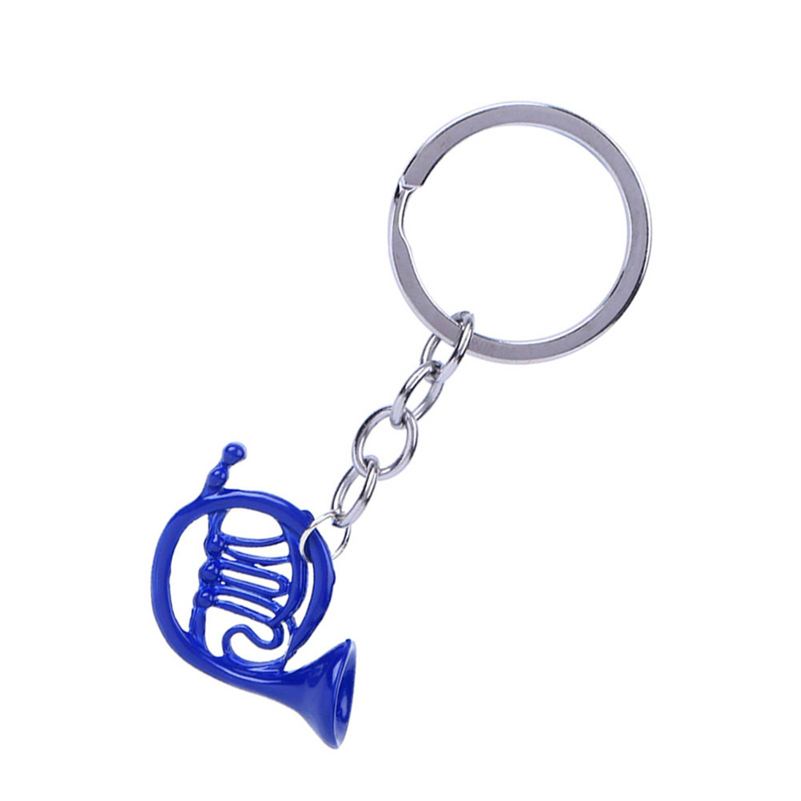 

Мини брелок для ключей в форме французского рожка сумка брелок-подвеска ювелирные изделия подарокСиний