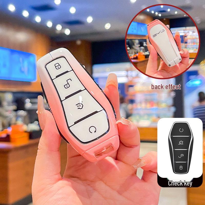 BYD Car Key Covers for Han, Qin Plus DMI, Song Pro, Song L, Tang, Yuan, Destroyer 05, Seagull, Dolphin