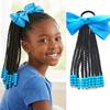 Synthetic Kids Braided Ponytails Headwear Kids Hairpiece Wig  Daily Wear