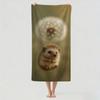 Fashion print Hedgehog Towel Drying Bath Towel Applicable To Light Swimming Camping Yoga Beach Out