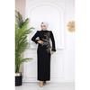 Fadik Hijab Evening Dress - Black