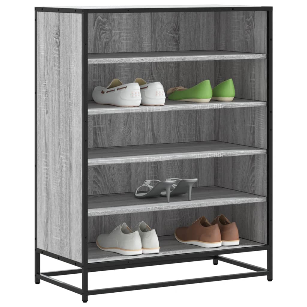 Vidaxl Szafka Na Buty, Szary Dąb Sonoma, 75X38X97,5 Cm