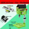 Compact High-Speed Precision Bench Drill with Variable Speed and Mobile Cross Slide Table