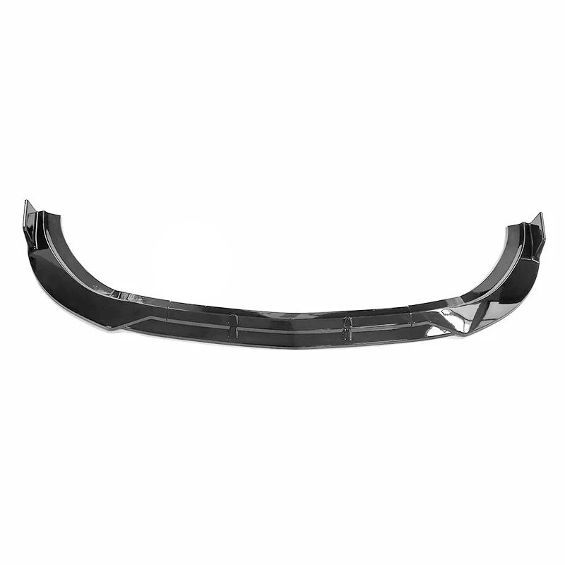 

High Quality ABS For Mercedes-Benz V Class Vito W447 2013-2020 Car Front Bumper Lip Spoiler Glossy Black Carbon Fiber Look