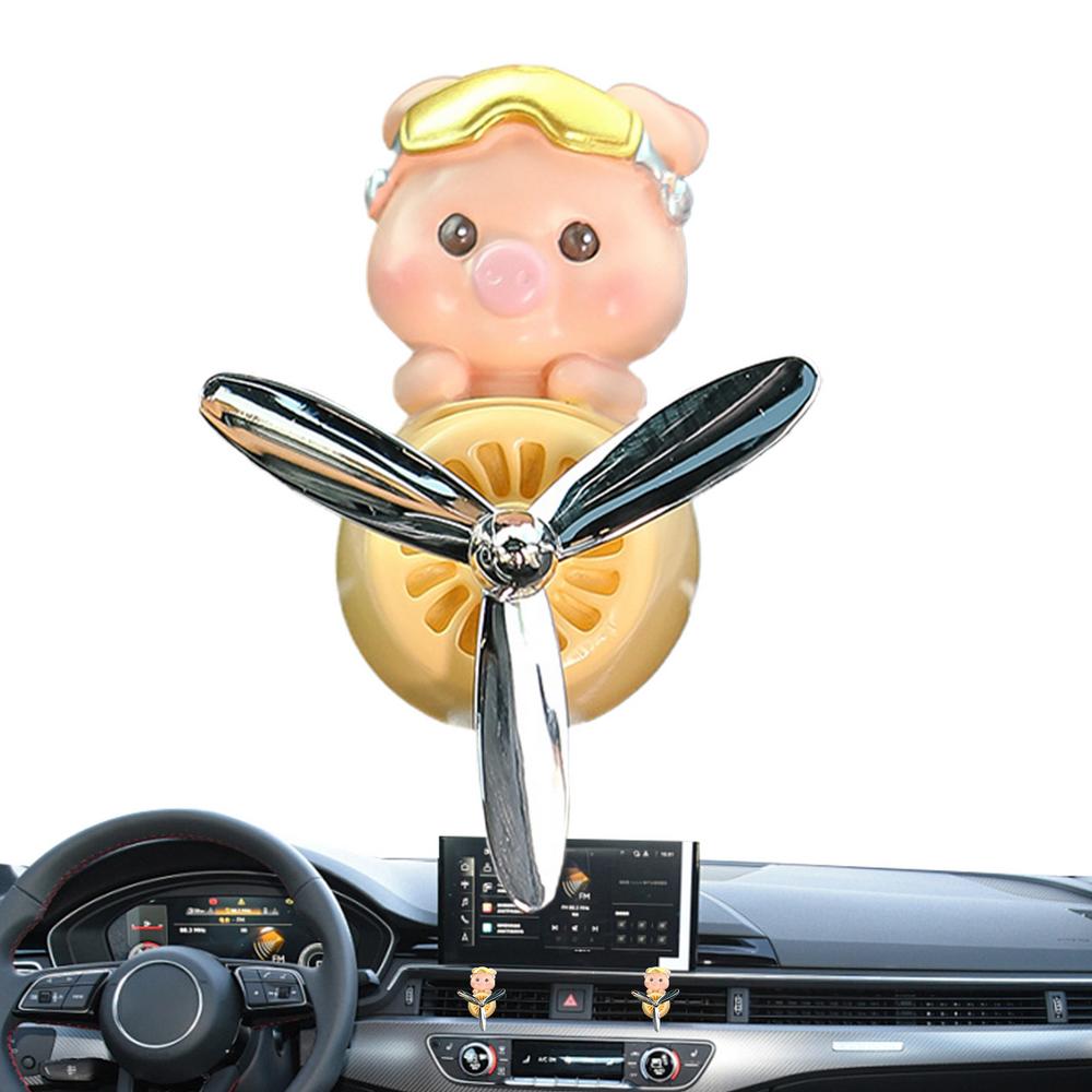 Vent Clip Air Freshener Air Conditioning Outlet Clip With Pilot Design Rotating Propeller Cartoon Vent Clip Fresheners Diffuser