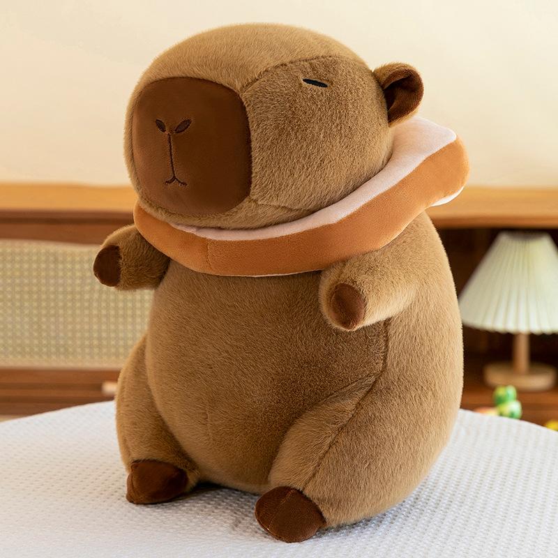 Capibara Series Capybara Plush Toy Cute Capybara Doll Throw Pillow Water Guinea Pig Doll Gift