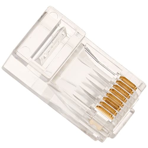 Elecom RJ45 Connector CAT6 Compatible Single Wire/twist Wire Compatible 10 Pieces LD-6RJ45T10