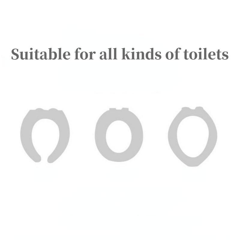 Cartoon Toilet Seat with Thickened Color Scheme for Household Toilets Waterproof Toilet Seat Ring for All Seasons Bathroom
