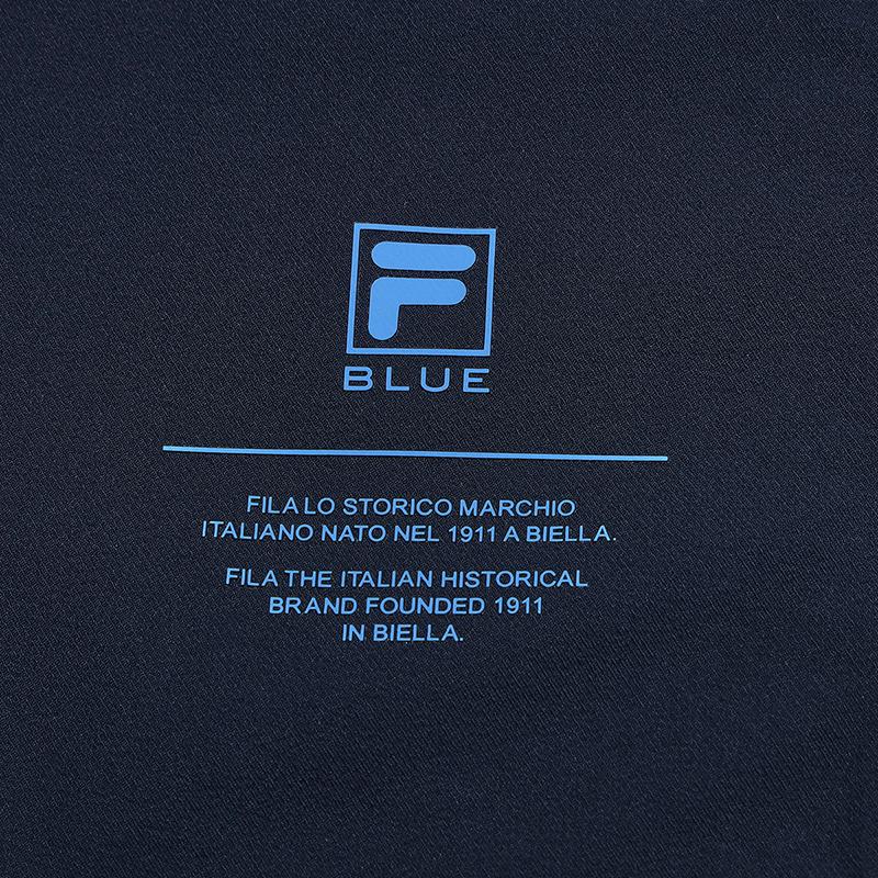 Fila Blue Simple Casual Business Commuter Versatile Comfortable Stand Collar Woven Jacket Men Jackets Deep-Blue F11M632702FDB
