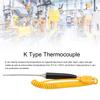 3x100mm K Type Thermocouple Probe Handheld Temperature Sensor for High Temperature Furnace