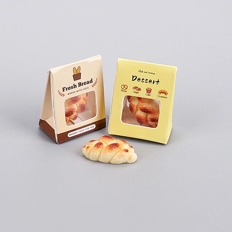 2 buc simulare desert pâine ornamente accesorii decor model DIY casă de păpuși jucării