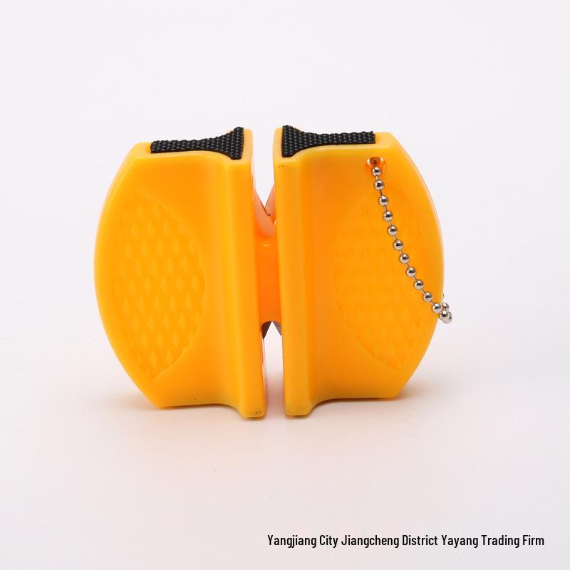 Компактная двухсторонняя точилка из вольфрама и керамики для дома и использования на открытом воздухе