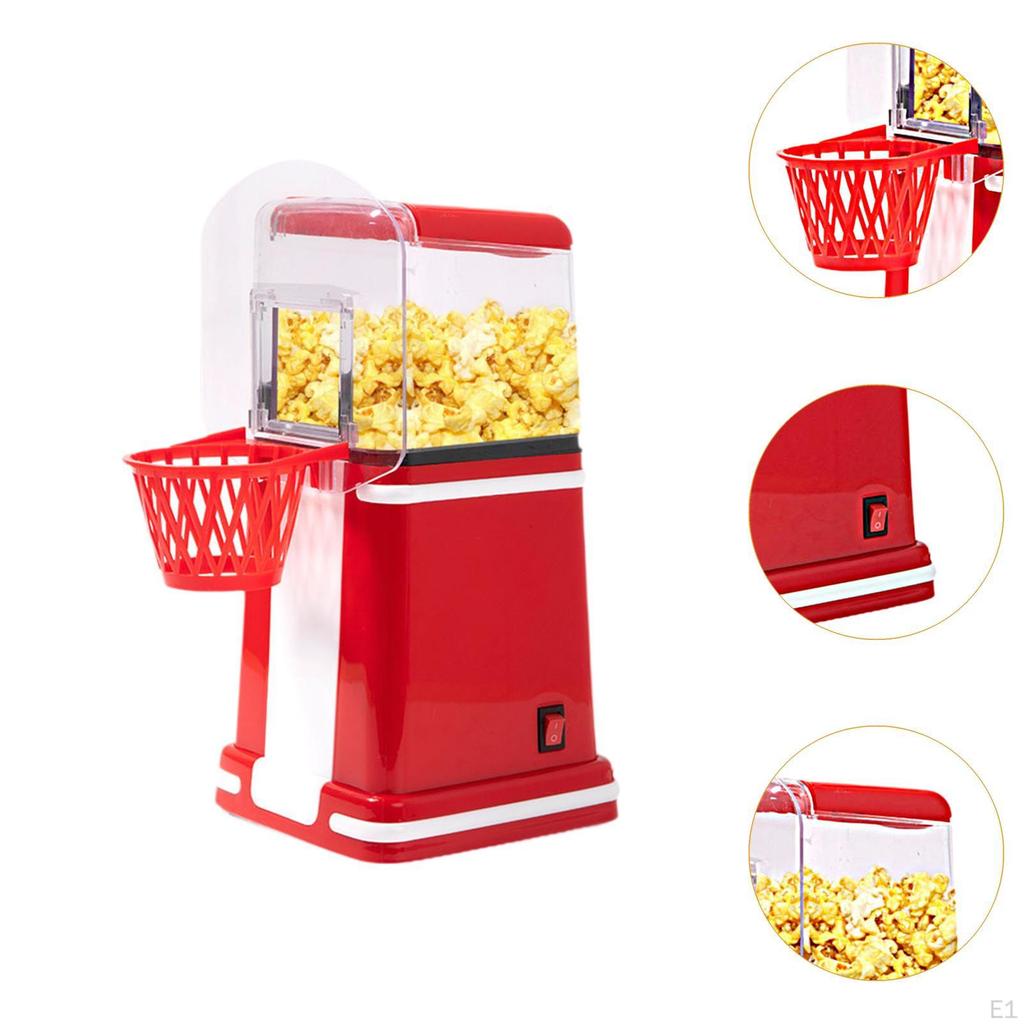 Popcorn Maker Machine Desktop Air Popper for Industrial Dormitory Picnic