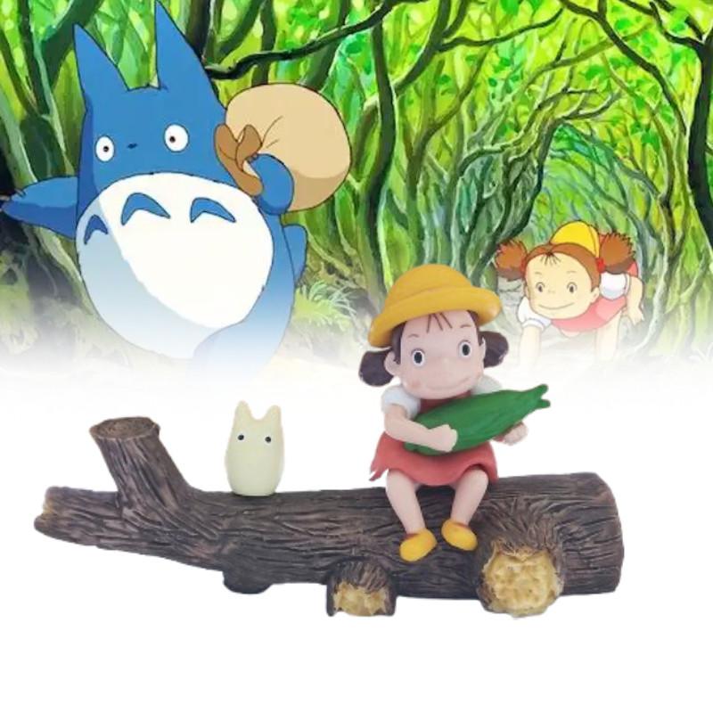 Cartoon My Neighbor Totoro Mei Sitting Figurine Pvc Animal Decor For Gift And Home Decor