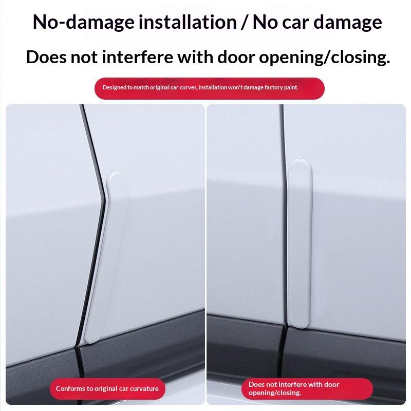 Fit For Leapmotor B10 Car Door Anti Collision Strip Anti Scratch Shock Absorbing Modification Decoration
