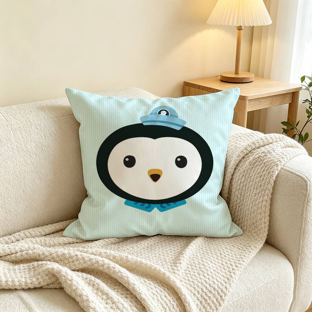 Animal O-Octonauts-s  Pillow Case Square Double-Sided Sofa Cushion Cover Bedroom Bedside Pillow