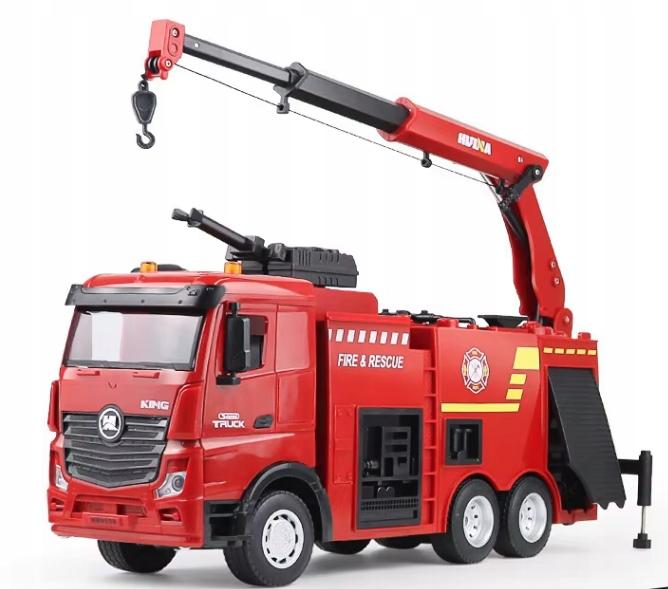 Huina 1362 Fire Truck Remote Controlled Toy With Cannon