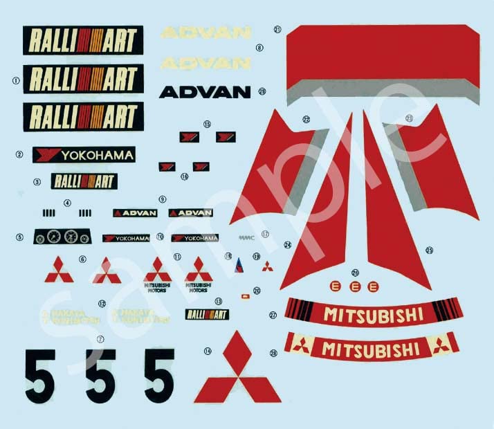 Seria inch up Mitsubishi Stallion model din plastic 1/24 Nr.289 ’85