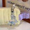 Women Cherry Keyring Cute Strawberry Butterfly Pendant Keychain Jewelry Teen