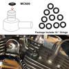 Universal Fuel Line Coupler O-Ring Fits for Fuel Injected Harley-Davidson Replace OEM MC600,188474,0706-0293,MC600-5