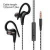 Wired Sports 3.5mm Earphone Waterproof Stereo Earbuds Smartphone Noise Cancelling Sweatproof Handsfree Music Sound Headset Mic