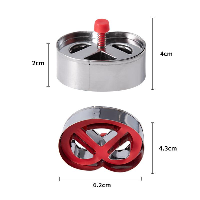 

Инструменты для выпечки печенья «сделай сам», ручной пресс, инструменты, кухонные гаджеты, штампы для печенья, формы для украшения торта, формочки для печенья с помадкой 1PCS красный