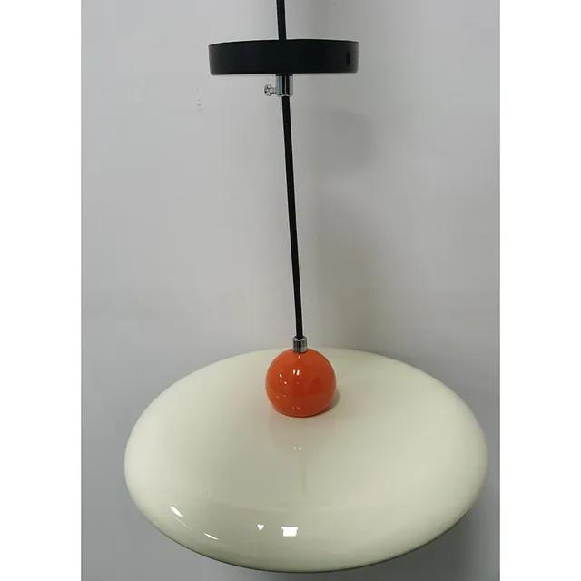 

European Style UFO Iron Pendant Light Dia20/30cm Modern Ceiling Lamp for Bedroom Living Room Kitchen Restaurant Dimmable Light No light bulb&DIA 20CM коричневый