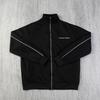 BeatStreet Sweatshirts Homme 2026 Automne Hiver Nouveauté Fermeture Éclair Simple Manches Longues Hauts Couleur Contrastée Homme Coupe Ample Confort Sportswear Beau
