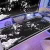 XXL Japan Cherry Blossom Mouse Pad Large Laptop Gaming Black & White Sakura Anime Office Carpet Gamer Keyboard Computer Deskmats
