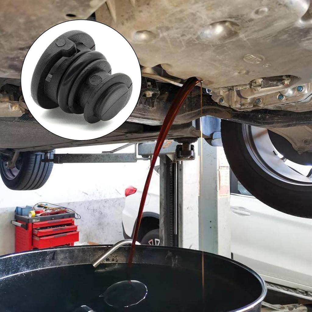 6 Pcs Oil Drain Plug No Leak 06L103801 with Oil Drain Plug Removal Tool for Volkswagen 1.8L 2.0L Petrol replacement for Aud Golf Passat