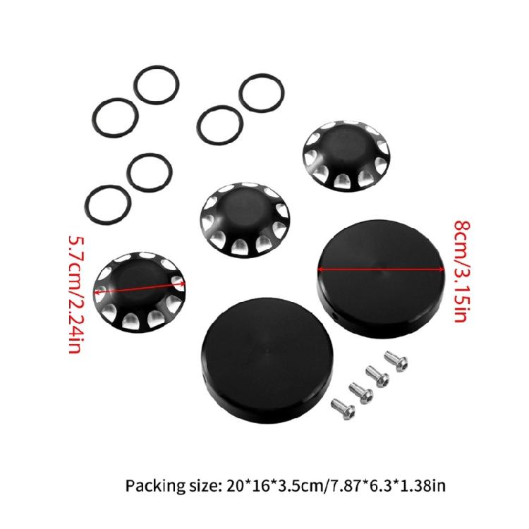 Rustproof Aluminum Guards Axles Caps and Wheel Bearing Cover For Can Am All Models 41-411
