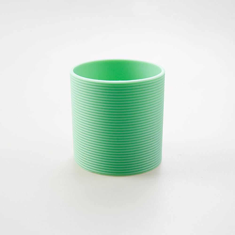 SW 16 Colors 7.0CM Silicone Cup Cover Stripes Non-slip Heat  For Glass Cup Sleeve 70MM Insulated Water Bottle Cup Sleeve