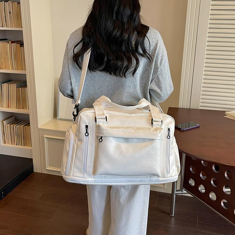 Lightweight Travel Bag Women's Large Capacity Handbag Water-repellent Luggage Bag Shoulder Bag
