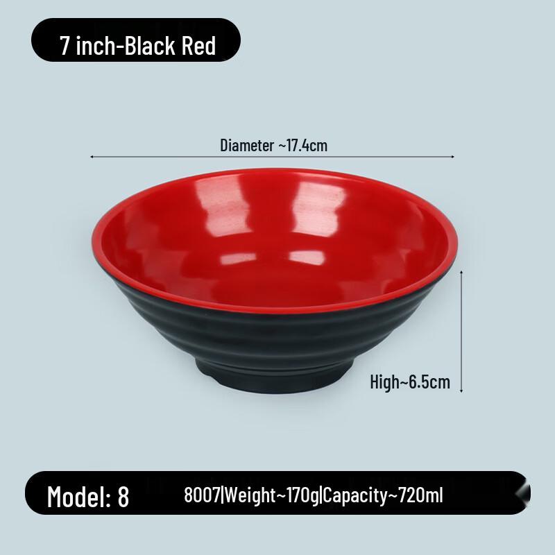 Zhishi Melamine Restaurant Noodle & Soup Bowl