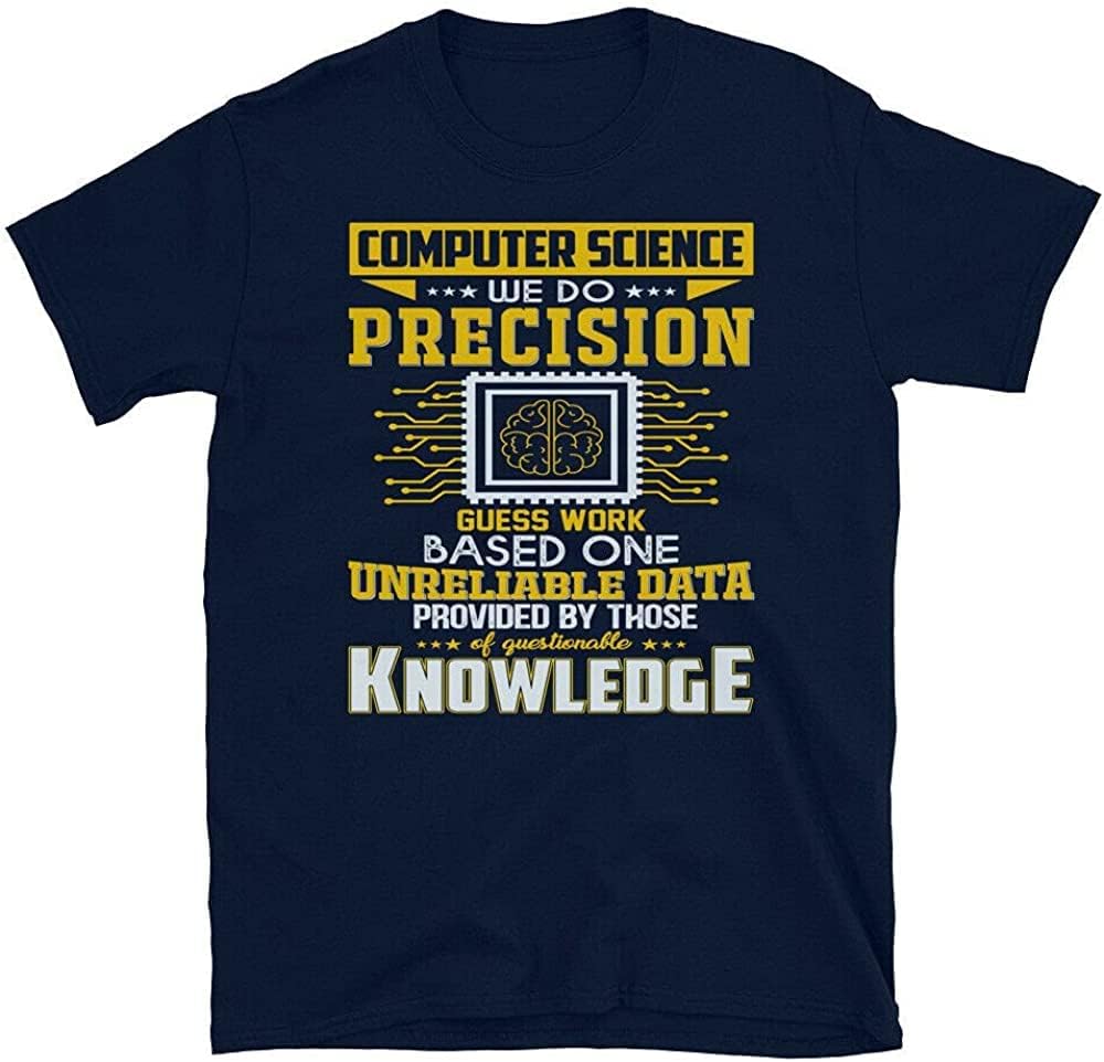 Computer Science Knowledge Programmer Programming Coding Geek T Shirt Men T Shirt L