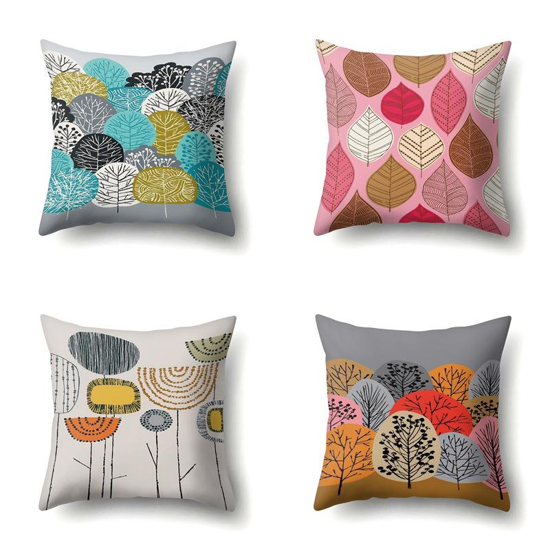 Polyester Pillowcase Automobile Decoration Home Printed Pillowcase
