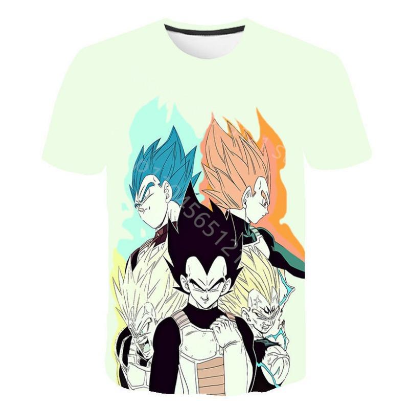 2026 Stylish Summer Dragon Ball Super Men's Tee Casual Anime Kids