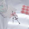 DIY Crystal Heart Phone Strap with Cute Bowknot Wing Heart Phone Strap Keychain