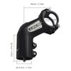 Bicycle Handlebar Stem 35 Degree Handlebar Stem Riser Aluminum Alloy Easy Installation Mountain Bicycle Accessories