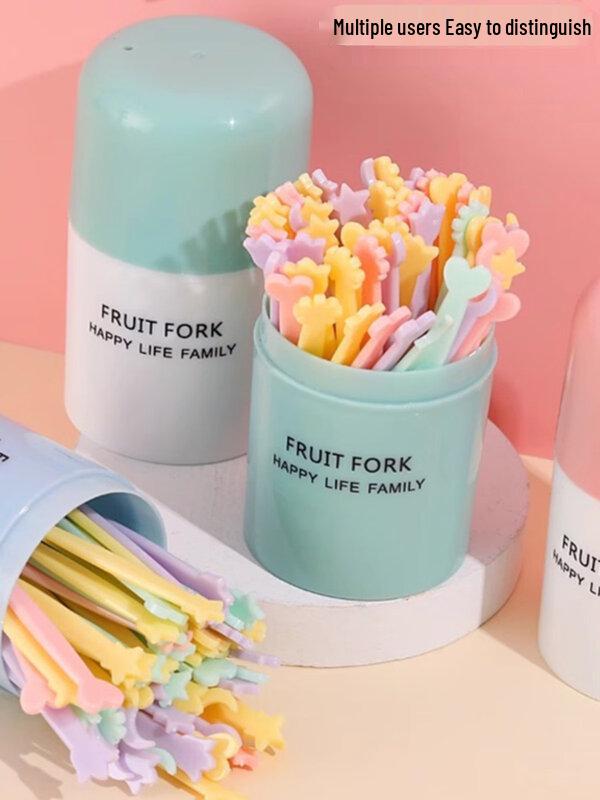 Disposable Plastic Fruit Fork Set