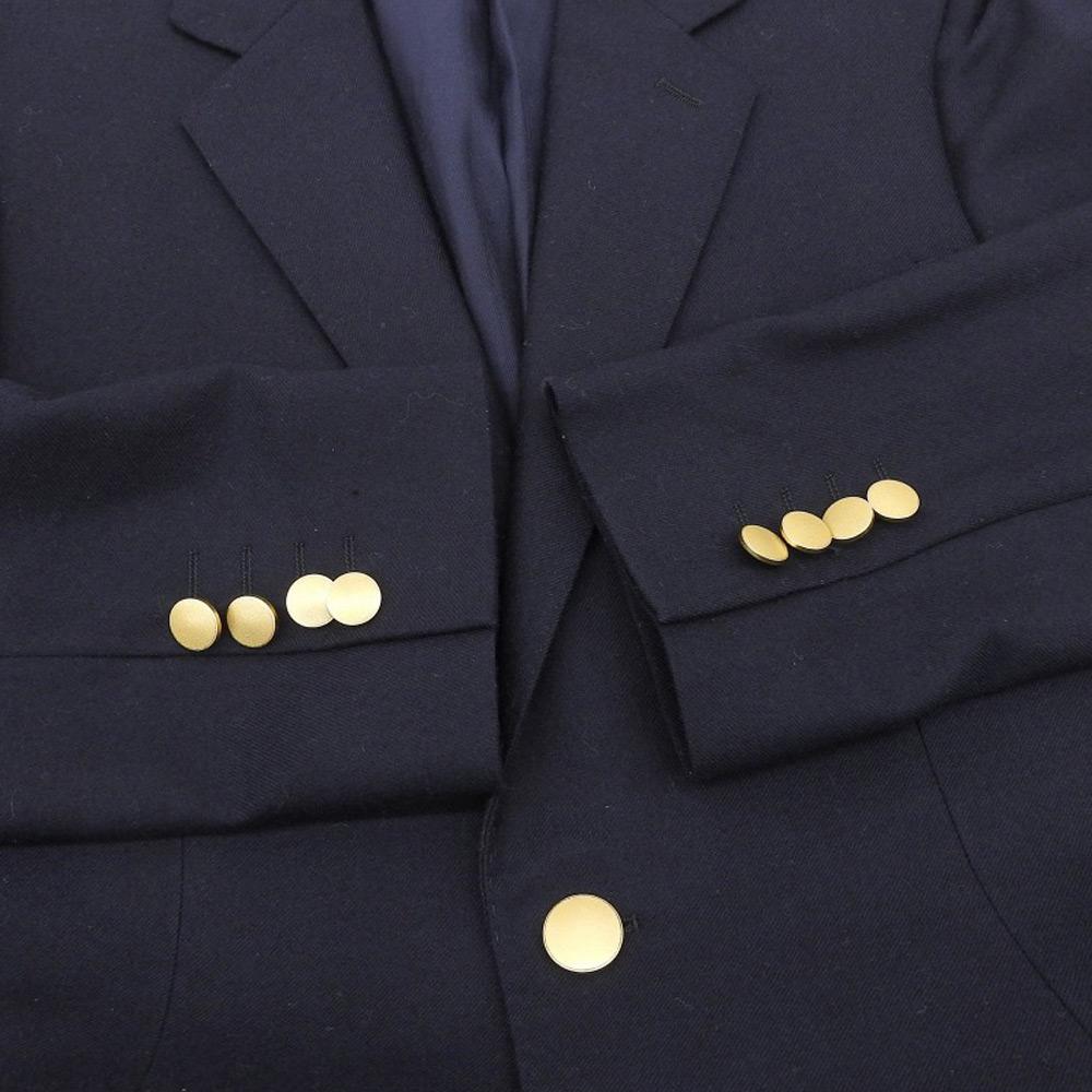 B&Y U-ARROWS BY TRADITIONAL Gold Button Blazer/Jacket for Men, Navy, Size 38 Jacket 38 NavyUsed