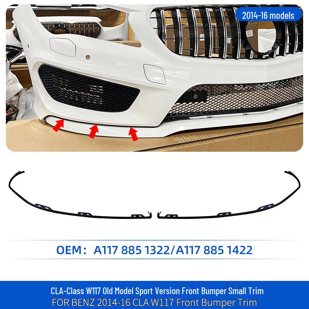 Front Bumper Trim Parts for 13-15 CLA-Class W117 (Left: A1178851322L, Right: A1178851422R) Front Left Bumper Trim