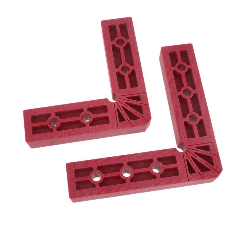 Plastic Positioning Squares Right Angle Clamps 90 Degree Corner Clamp Woodworking Tools for Wood Cabinets Best Gift for