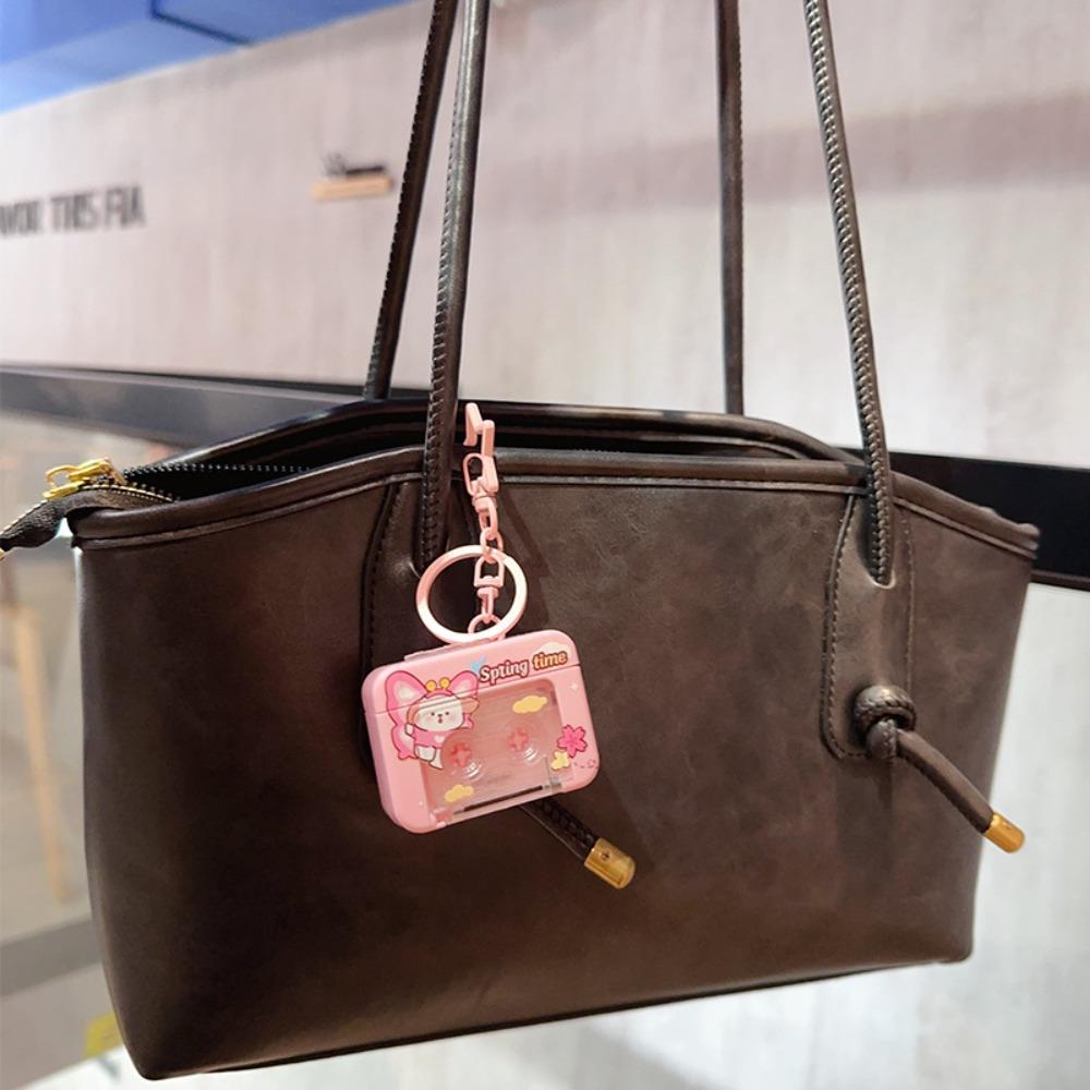 Can Record Music Key Chain Holder Musical Instrument Toy Vintage Home Decoration