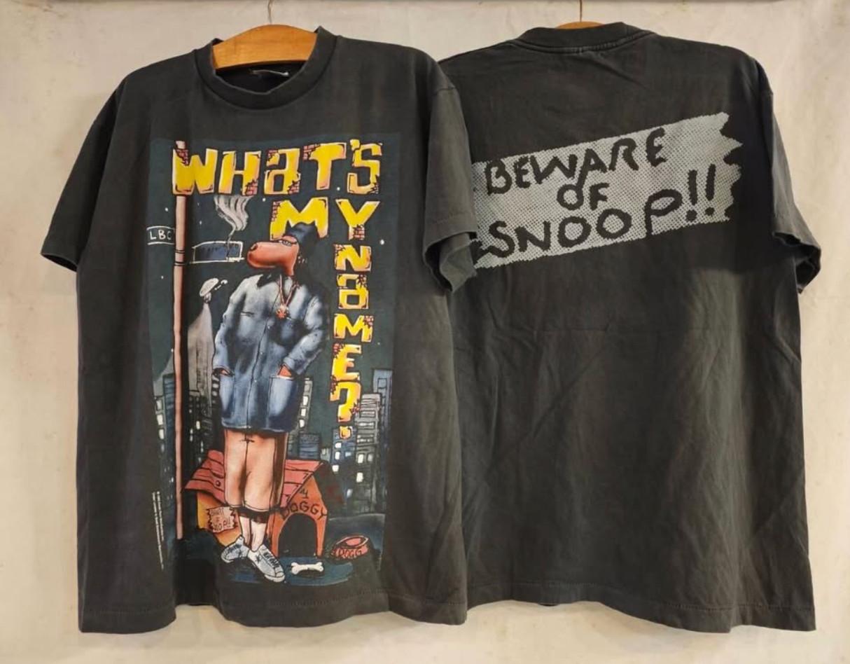 Vintage 1994 Snoop Dogg What’s My Name Rap Hip Hop 90s Band Sz.L REPRINT Unisex T-Shirt XL