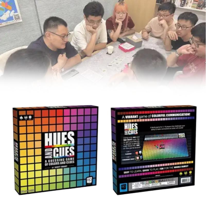 Cues And Hues  A Guessing Game Of Colors Clues Board Game Toys Educational Gift