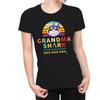 1Tee Womens Grandma Shark T-Shirt