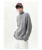 Retro Chunky Knit High Neck Sweater - Cozy Autumn/Winter Loose Fit