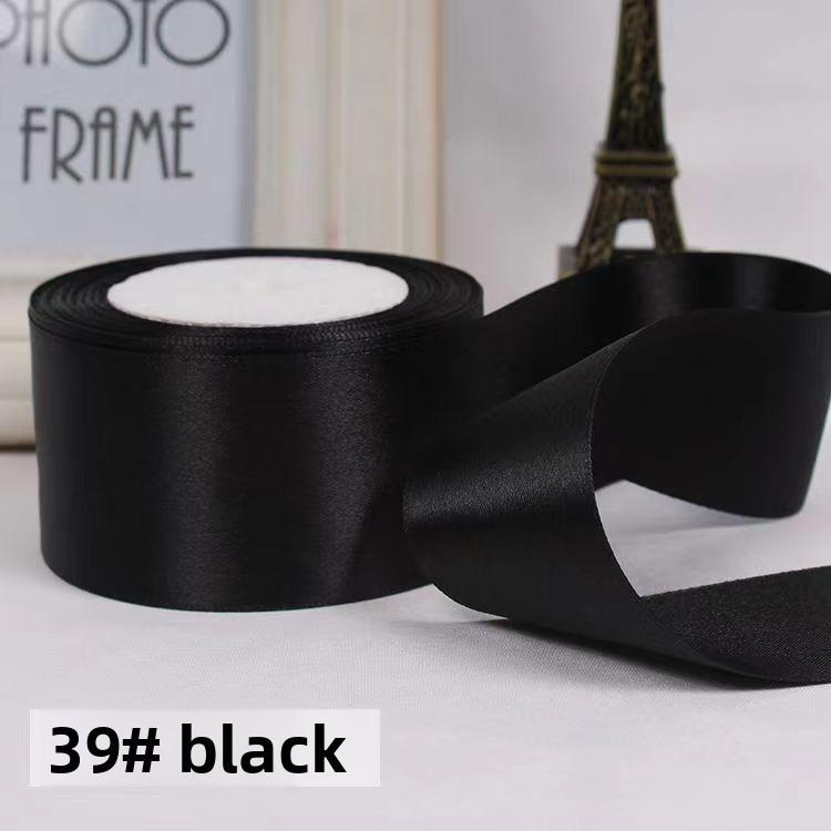 Satin Ribbon For Gift Wrapping And Floral Decoration 5cm Wide Silk Tape For Crafts And Events