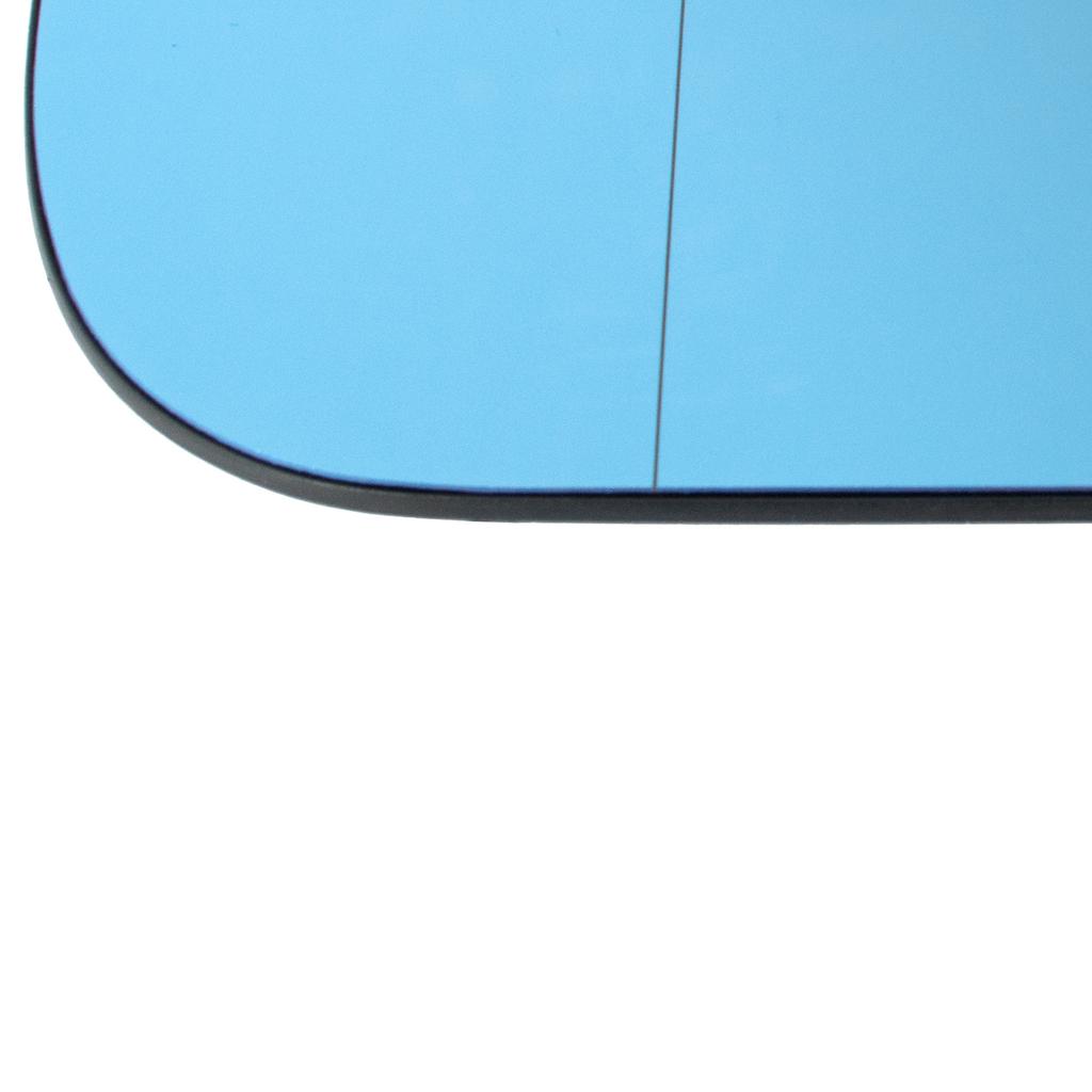 BMW 5 E39 96-04 mirror insert HEATED BLUE left
